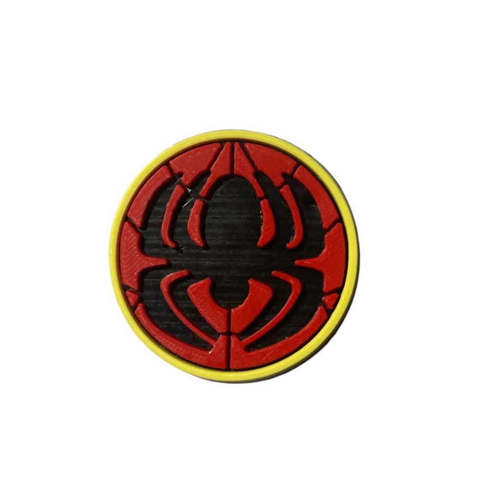 Spider Man Symbol Croc charm
